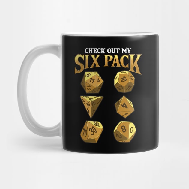 Funny Check Out My Six Pack Dice Pun by theperfectpresents